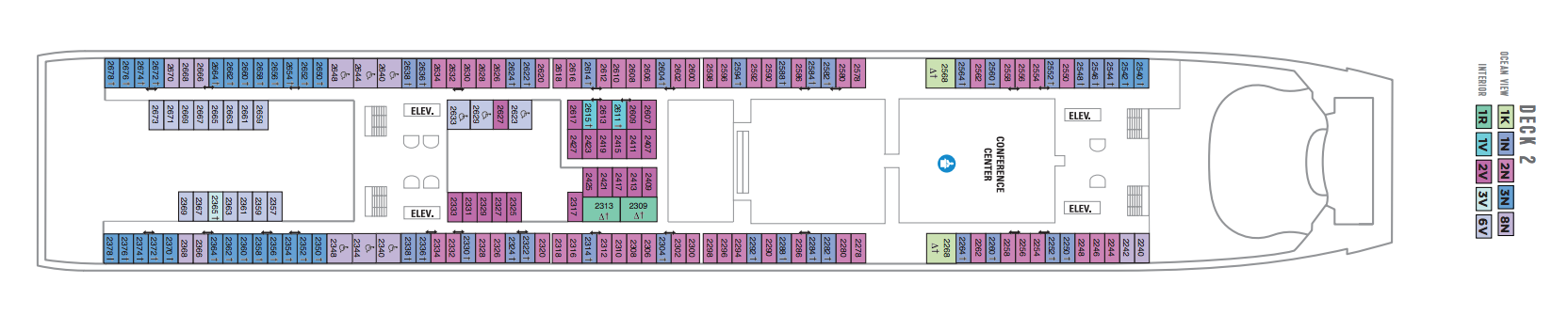RCI Independence of the Seas Deck Plans Deck 2.png